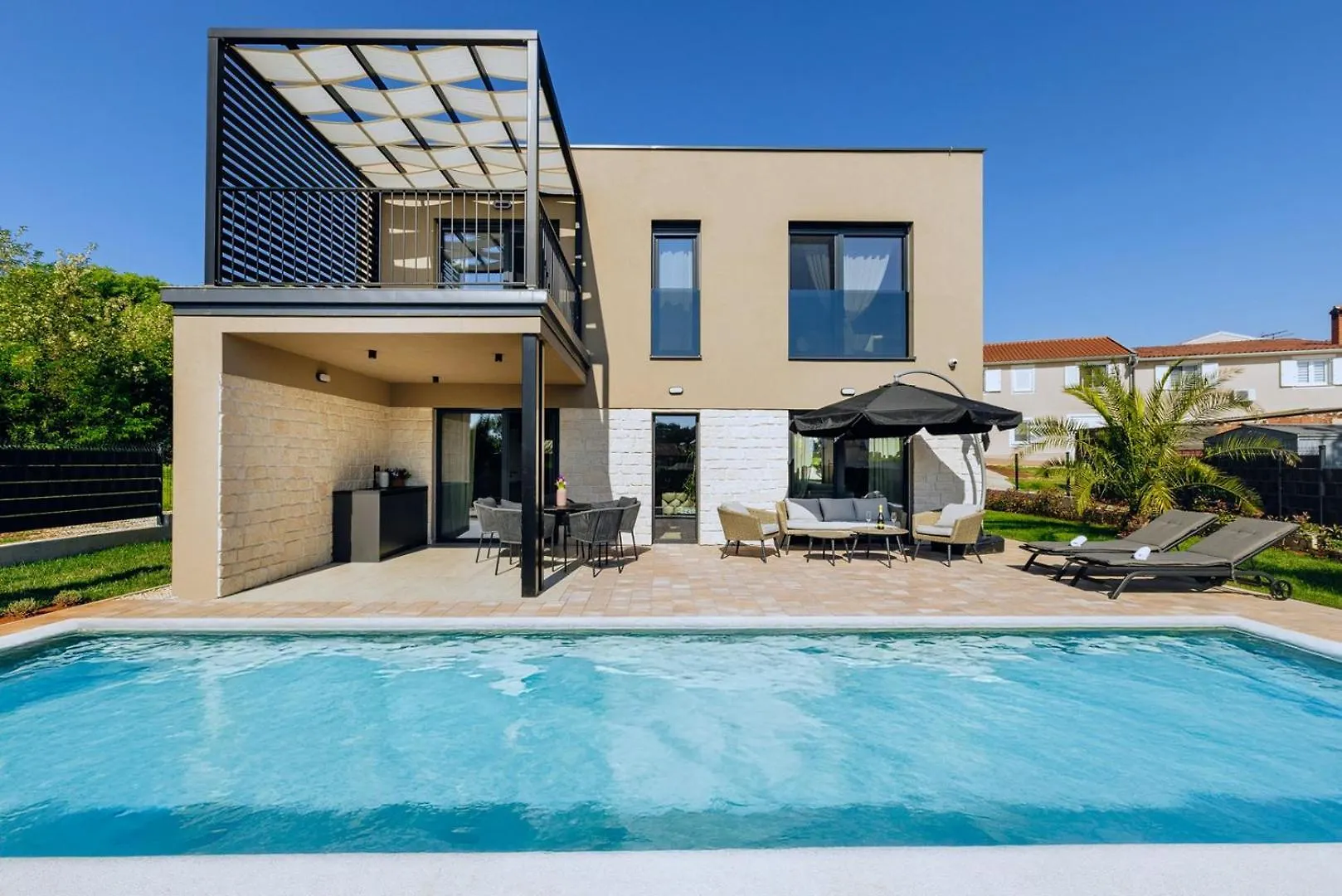 Villa Marine With Pool In Picturesque Village Tar Near Porec Tar-Vabriga